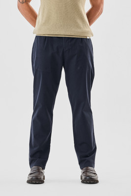 Snitch Slim Fit Men Dark Blue Trousers