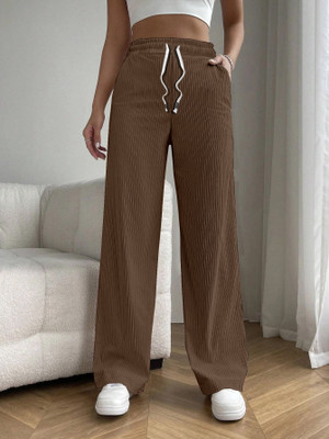 Rajovati Relaxed Women Brown Trousers