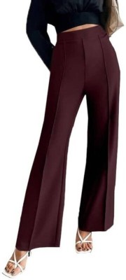 superior lifestyl Regular Fit Women Maroon Trousers