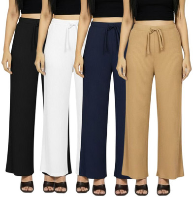 AK SHAMSHAHID GARMENT Relaxed Women Multicolor Trousers