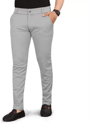 ALVINENTERPRISE Slim Fit Men Grey Trousers