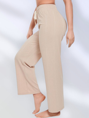 EpicDesigns Comfort Fit Women Beige Trousers