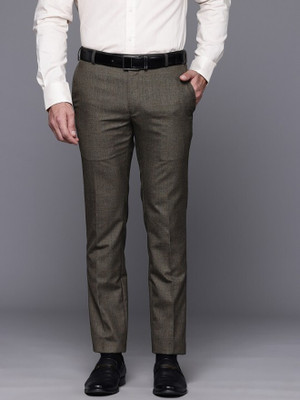 Raymond Slim Fit Men Brown Trousers