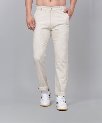 CANTABIL Regular Fit Men Beige Trousers
