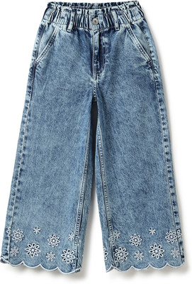 United Colors of Benetton Girls Blue Trousers