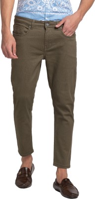 BEING HUMAN Regular Fit Men Green Trousers