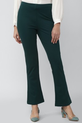 VAN HEUSEN Regular Fit Women Green Trousers