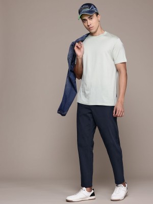 Roadster Regular Fit Men Blue Trousers