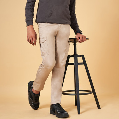 Coolsters by Pantaloons Regular Fit Boys Beige Trousers
