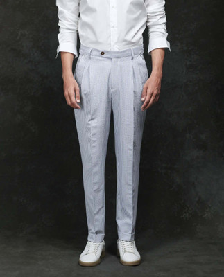 RARE RABBIT Relaxed Men Blue Trousers