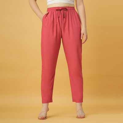 GANIX FASHION THAT DEFINE YOU Regular Fit Women Orange Trousers