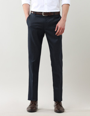 ARROW Regular Fit Men Blue Trousers