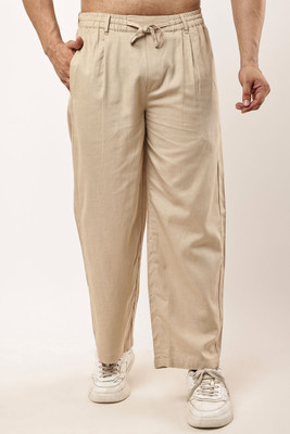 Clothink Relaxed Men Beige Trousers