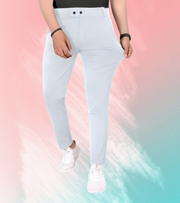 Style sync Regular Fit Men White Trousers
