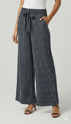 KLS Relaxed Women White Trousers
