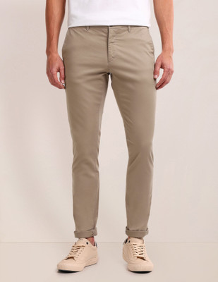 U.S. POLO ASSN. Slim Fit Men Beige Trousers