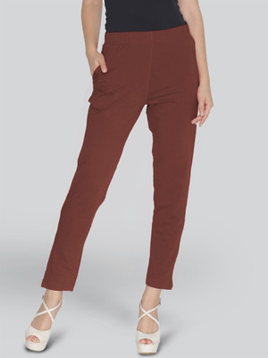 Lyra Regular Fit Women Pink Trousers