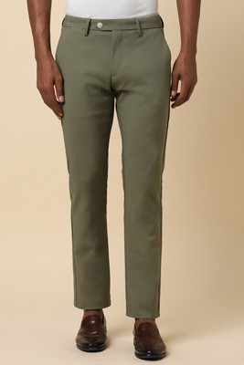 Allen Solly Slim Fit Men Green Trousers
