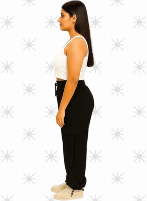 EpicDesigns Comfort Fit Women Black Trousers