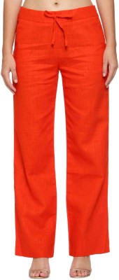 Happening Relaxed Women Orange Trousers