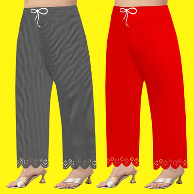 Coolzy Creation Straight Fit Women Multicolor Trousers