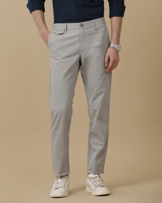 CAVALLO BY LINEN CLUB Slim Fit Men Grey Trousers