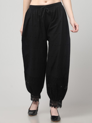 HouseOfCommon Straight Fit Women Black Trousers