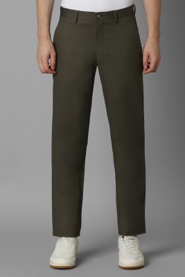 LOUIS PHILIPPE Slim Fit Men Green Trousers