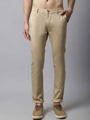 CANTABIL Regular Fit Men Brown Trousers