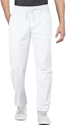 Devendrakumar Regular Fit Men White Trousers