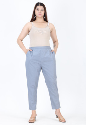 GOYAL TEXTILES Slim Fit Women Grey Trousers