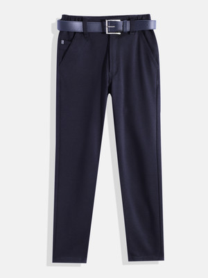 CAVIO Regular Fit Boys Blue Trousers