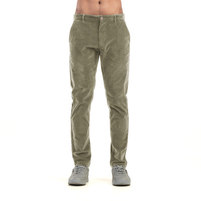 BELANO Slim Fit Men Green Trousers
