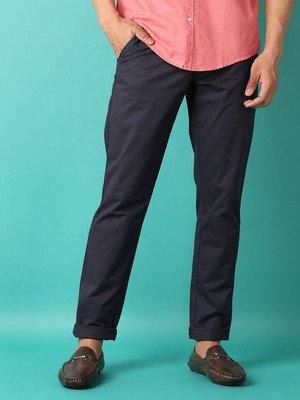 V-MART Slim Fit Men Blue Trousers