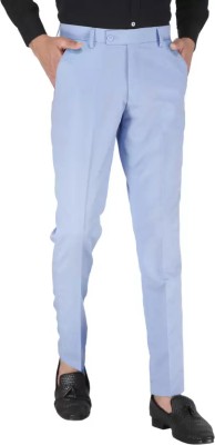 FRELURO Regular Fit Men Light Blue Trousers