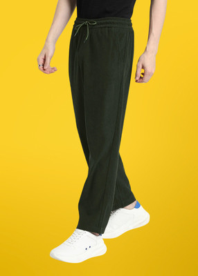 SUN BEAUTY FASHIONISTA HUB Regular Fit Men Dark Green Trousers