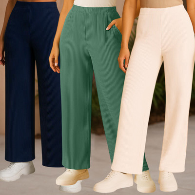 Roadster Regular Fit Women Multicolor Trousers