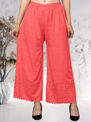 FamBee Relaxed Women Purple Trousers