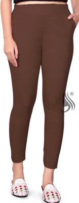 STYLO collection Slim Fit Women Brown Trousers