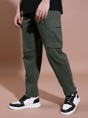 HIGHLANDER Regular Fit Men Green Trousers