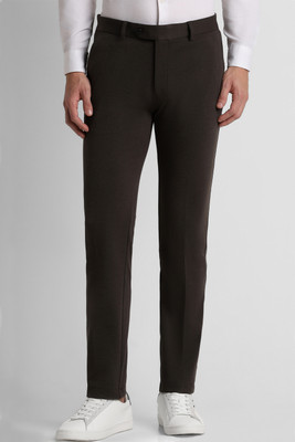 PETER ENGLAND Regular Fit Men Brown Trousers