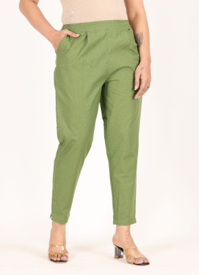 GOYAL TEXTILES Regular Fit Women Green Trousers