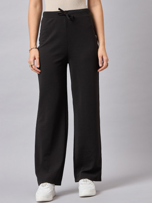 Roadster Regular Fit Women Black Trousers
