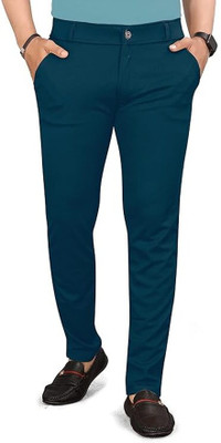 shiwami Regular Fit Men Dark Green Trousers