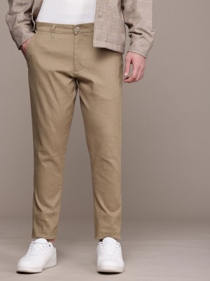 French Connection Slim Fit Men Beige Trousers