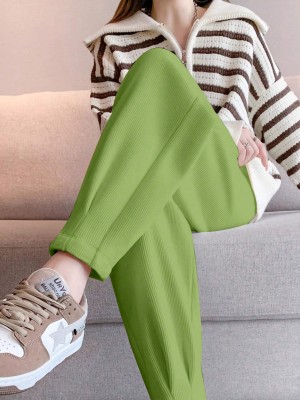 Rajovati Regular Fit Women Light Green Trousers