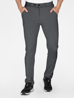 lapataclub Slim Fit Men Grey Trousers
