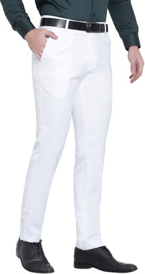 Jbn Regular Fit Men White Trousers
