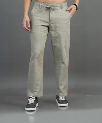 CAZZBA Relaxed Men Green Trousers