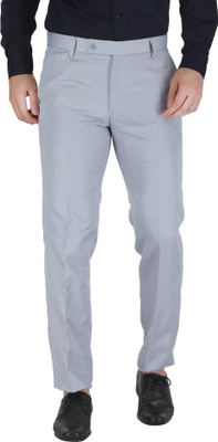 UpToDate Fashion Regular Fit Men Grey Trousers